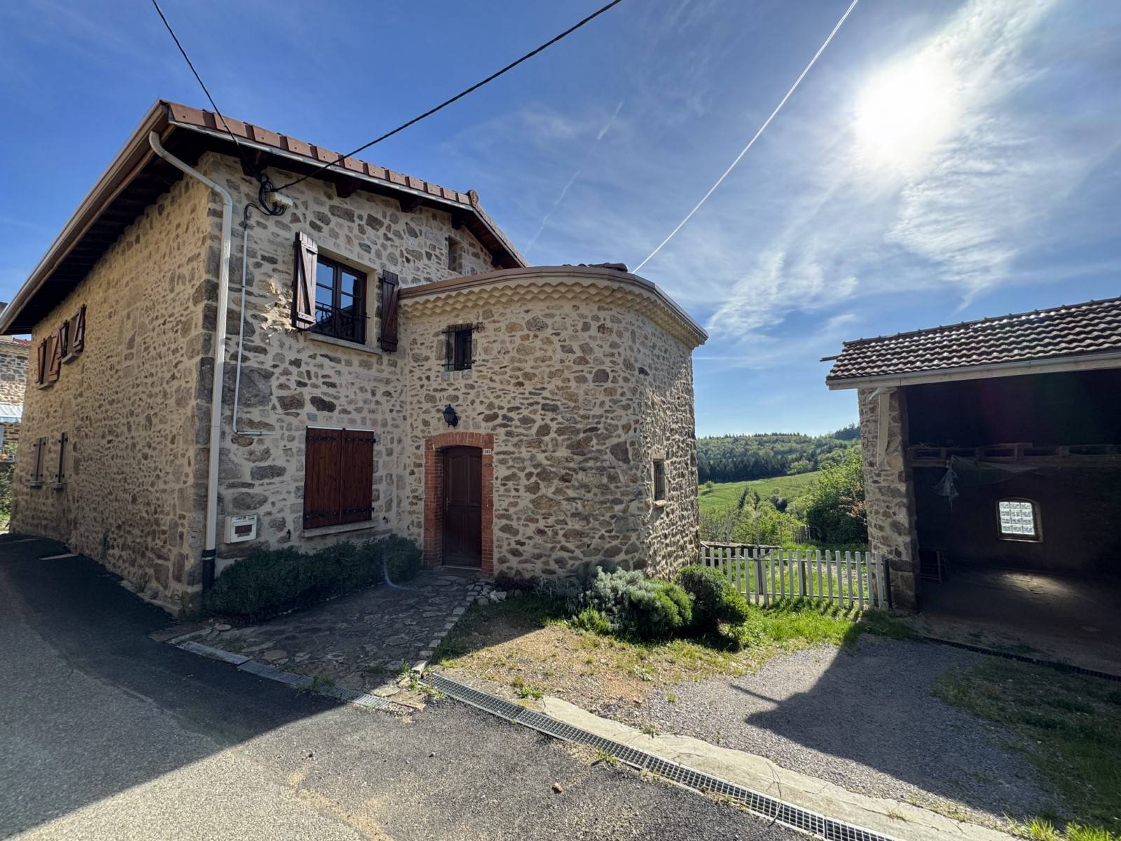 Charme authentique et vue imprenable, maison T5 148m² à BOULIEU LES ANNONAY