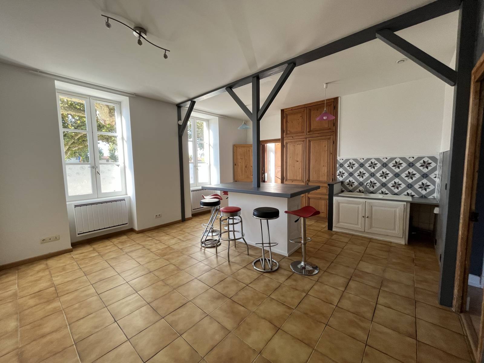 Appartement 2 pièces 53.57 m² T2 en RDC place du Château à ROUSSIILON