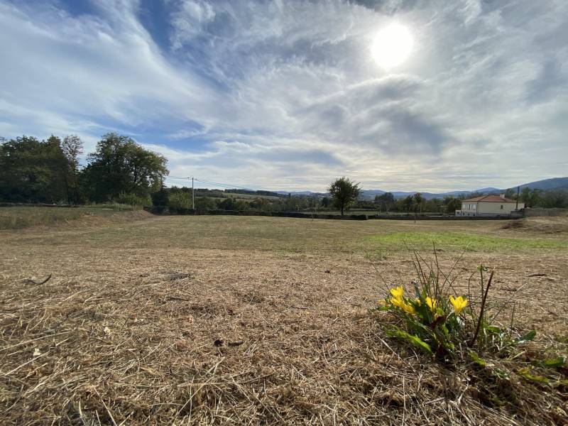 ROIFFIEUX - TERRAIN A BATIR - EXPO SUD - VUE SUR LA CAMPAGNE