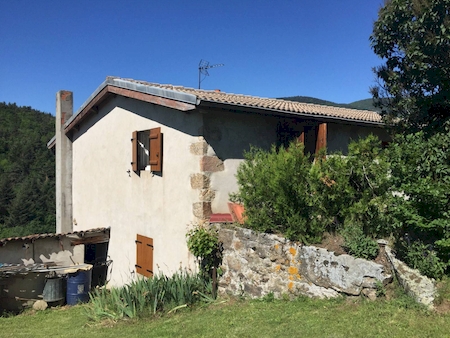 Maison de campagne en pierre 5ch vallée de la Vocance