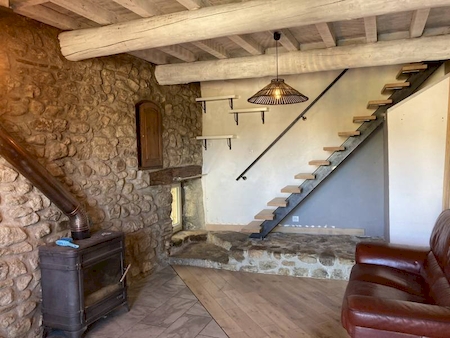 VALLEE DU RHONE - MAISON DE VILLAGE AVEC 4 CHAMBRES-GARAGE-TERRASSE