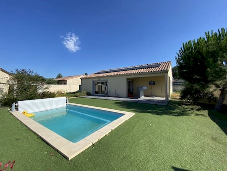 VALLEE DU RHONE - MAISON PP AVEC PISCINE - 3 CHAMBRES + BUREAU