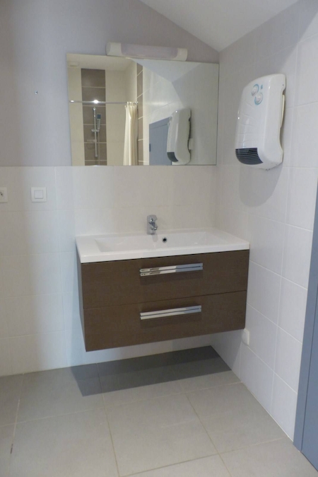 douche à l'italienne