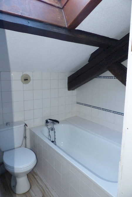 salle de bain avec toilettes