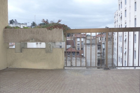 terrasse couverte exposée Sud