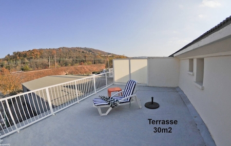 Location Appartement T4 SAINT VALLIER Duplex avec Terrasse