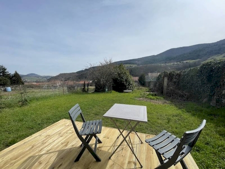 Terrain de loisir avec Cabanon aménagé à Villevocance