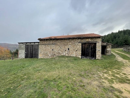 Propriété en pierre avec dépendances sur 16 hectares à VILLEVOCANCE